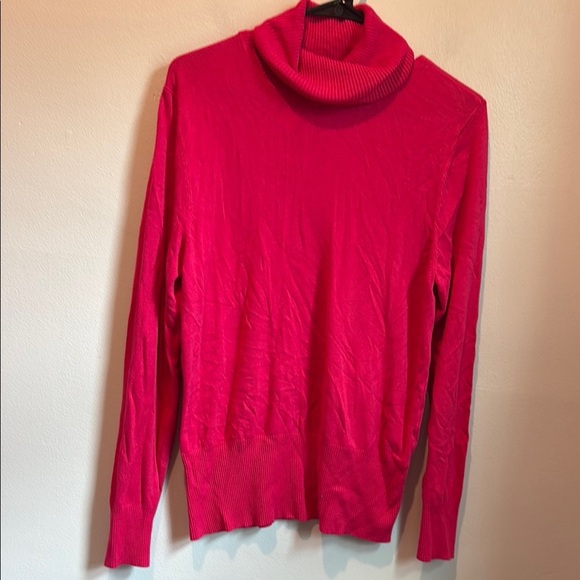Apt. 9 Large Magenta Pink Cowl Neck Sweater - Picture 1 of 6